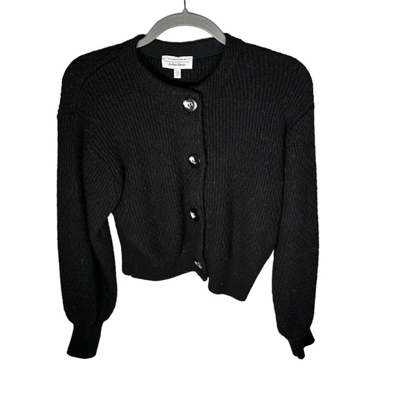 & Other Stories Yak Hair Blend Cardigan Sweater Size XS Black - Picture 1 of 10